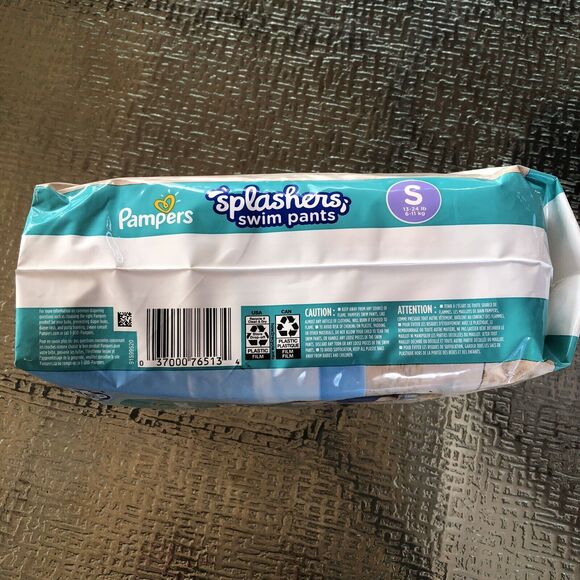 NEW 🏖️🏝️Pampers Splashers Disposable Swim Pants Size Small - Picture 4 of 5